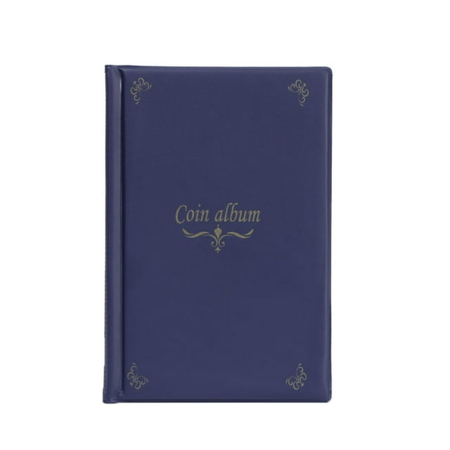 Agiferg Album de Collection de Pièces à 150 Pochettes Livre Porte-Monnaie Commémoratif Cadeaux
