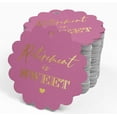 thumbnail image 4 of Inkdotpot Retirement Is Sweet Text Bottle Tag Real Gold Foil Favor Hang Tags Pack Of 50, 4 of 6