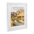 thumbnail image 2 of Stupell Industries Southwestern Wispy Desert River White Framed Print Under Glass, 16 x 16, by Petals Prints Design, 2 of 8