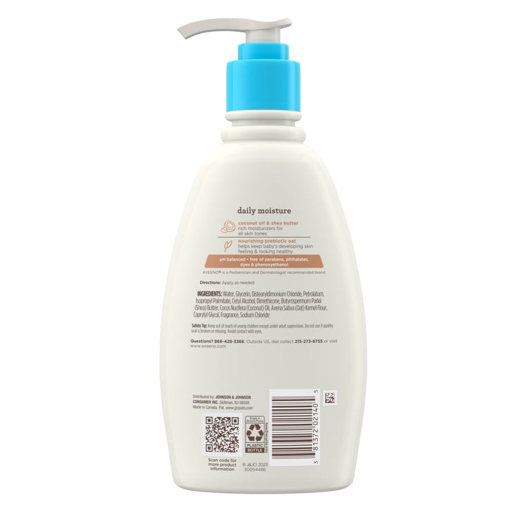 Aveeno Baby Daily Moisturizing Cream with Prebiotic Oat, 12 fl oz photo 8