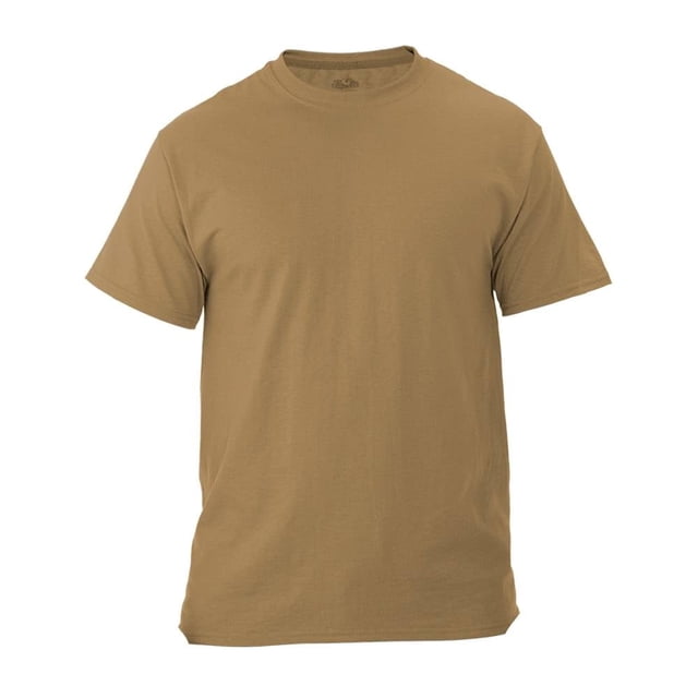 Playera Fruit of the Loom Talla G Manga Corta Casual Lisa Café