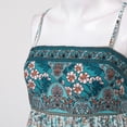 thumbnail image 5 of Gibobby Vestido largo de verano para mujer Vestido holgado informal informal con cinturón de flores y cinturón Halter de verano para mujer(Azul,M), 5 of 5