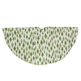 thumbnail image 6 of Northlight 48" Cream White and Green Forest Christmas Tree Skirt, 6 of 6