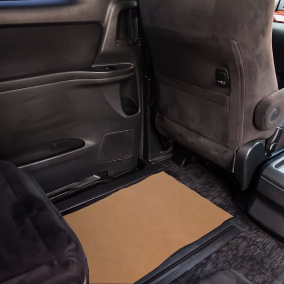 OUNONA 50Pcs Light Brown Car Mat Nonwoven Fabric Universal Floor Mats for Vehicle Interior Care