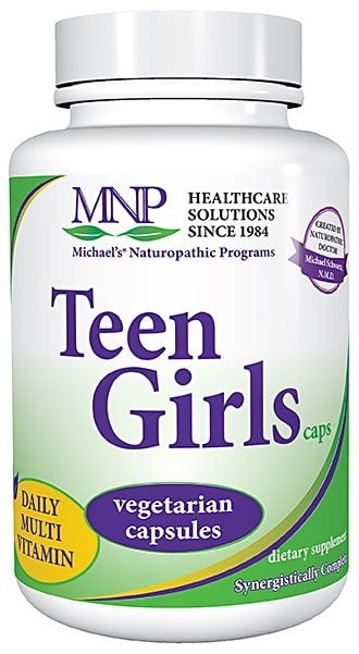 Michael's Naturopathic Programs Teen Girls Caps Daily Multi Vitamin 60 Veg Caps