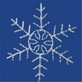 thumbnail image 1 of Vickerman X106224 24 Pouces Conduit 160Lt Pur Flocon de Neige Fourchue, 1 of 2