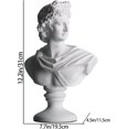 thumbnail image 2 of DOVDOV David Statue, Greek Decoration, Home Decoration Statue, Bust Sculpture for Home Decoration, Suitable for Living Room, Office, Shelf for Home Decoration David Statue, 2 of 7