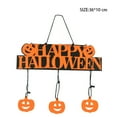 thumbnail image 4 of Halloween Hanging Sign Wooden Door Decorations and Wall Signs Witch Ghost Pumpkins Design for Indoor and Outdoor Hanging, 4 of 4
