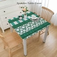 thumbnail image 2 of nygtbtfer Fitted Tablecloth Elastic Edged Table Cover, Wipeable Table Cloths for Kitchen Dining Party Fit up Tables, Flower, 2 of 7