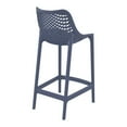 thumbnail image 2 of Luxury Commercial Living 37.5" Dark Gray Solid Patio Resin Counter Stool, 2 of 8