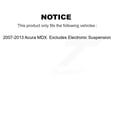 thumbnail image 2 of Transit Auto Front Rear Complete Suspension Shocks Strut and Coil Spring Mount Assemblies Kit for Car 2007-2013 Acura MDX Excludes Electronic Left Right Side (Driver Passenger) K78M-100126, 2 of 2