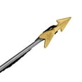 thumbnail image 5 of Cuda Telescoping Stainless Steel  Threaded Harpoon, 44" to 72.5",  Aluminum Shaft and Brass Dart with Rope, 5 of 14