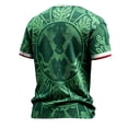 thumbnail image 6 of DXSCSE Men's Mexico Soccer Jersey, Ack Short Slztec Calendar Style Crew Neeeve Fans Mexico Shirt for Game Day, Casual Wear for Training Travel Dark Green 2XL, 6 of 7