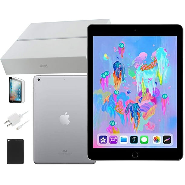 Refurbished Apple iPad 6th Gen. Space Gray, 128GB, WiFi Only, 9.7