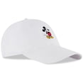 thumbnail image 3 of Gorra de béisbol Disney Mickey Mouse para hombre, color blanco, 3 of 8