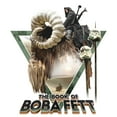 thumbnail image 2 of Men's Star Wars: The Book of Boba Fett Bantha Ride Boba  Long Sleeve Shirt White Large, 2 of 4