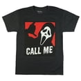 thumbnail image 3 of Ghostface T-Shirt Men's Call Me Horror Distressed Short Sleeve Graphic Tee, 3 of 5