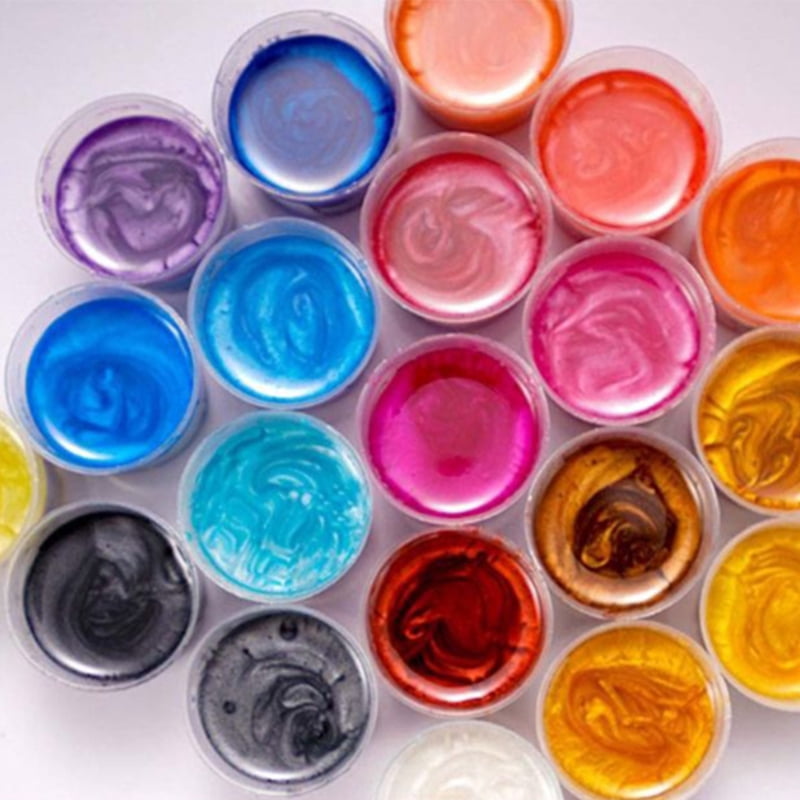 48 Colors Cosmetic Grade Pearlescent Natural Mica Mineral Powder Epoxy Resin Dye Pearl Pigment DIY Jewelry Crafts Making Accessories