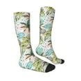 thumbnail image 3 of Bingfone Compression Socks For Women And Men Long Socks For Running Athletic Cycling Nurse-Watercolor Palm Tree, 3 of 9