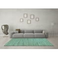 thumbnail image 3 of Ahgly Company Indoor Rectangle Oriental Light Blue Modern Area Rugs, 7' x 9', 3 of 4