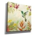 thumbnail image 2 of Epic Graffiti 'Hummingbirds Song III' by Silvia Vassileva, Canvas Wall Art, 26"x26", 2 of 8