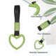 thumbnail image 3 of Uxcell 4 Pcs Correas de manija de coche en forma de corazón, accesorios colgantes de coche, anillo de advertencia Bumper, 3 of 6