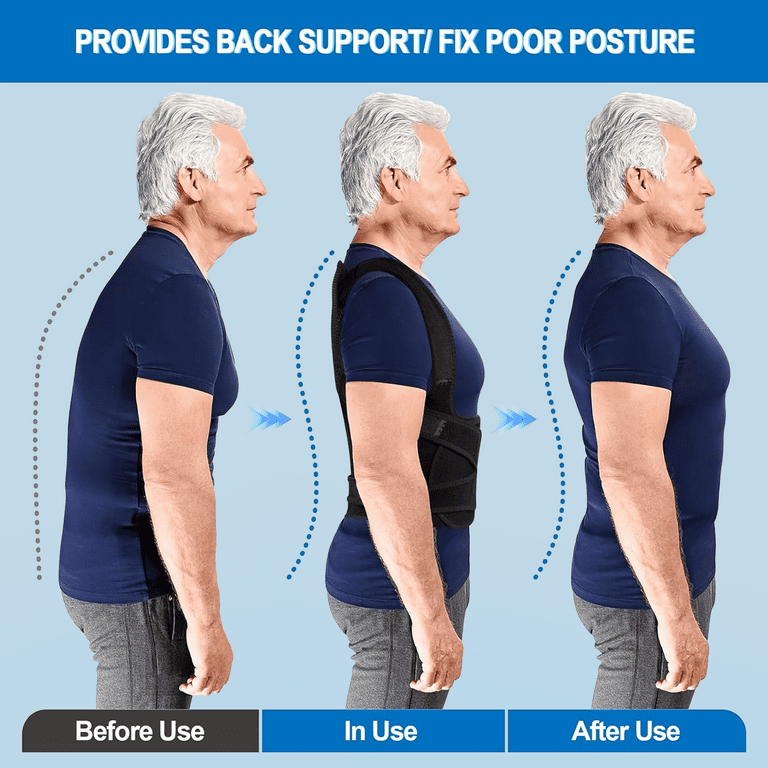 NEENCA Back Brace Posture Corrector for Women and Men, Back Straightener  Posture Corrector, Scoliosis and Hunchback Correction, Back Pain, Spine  Corrector, Support, Adjustable Posture Trainer 