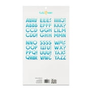 Hello Hobby Extra Large Blue Glitter Alphabet Stickers, Letter Icons, 99 Count