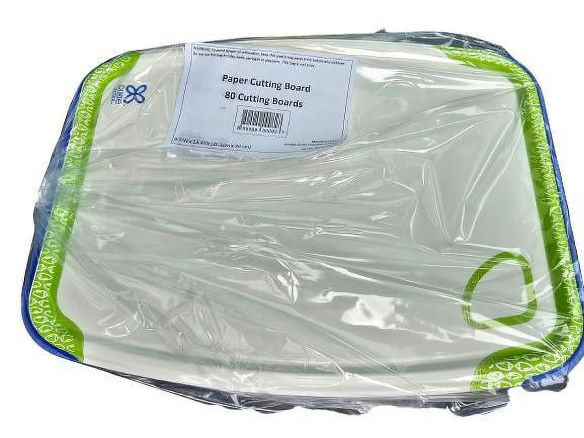 Dixie Ultra Disposable Paper Single Use Cutting Boards, Plates, Crafts, 80 Pack