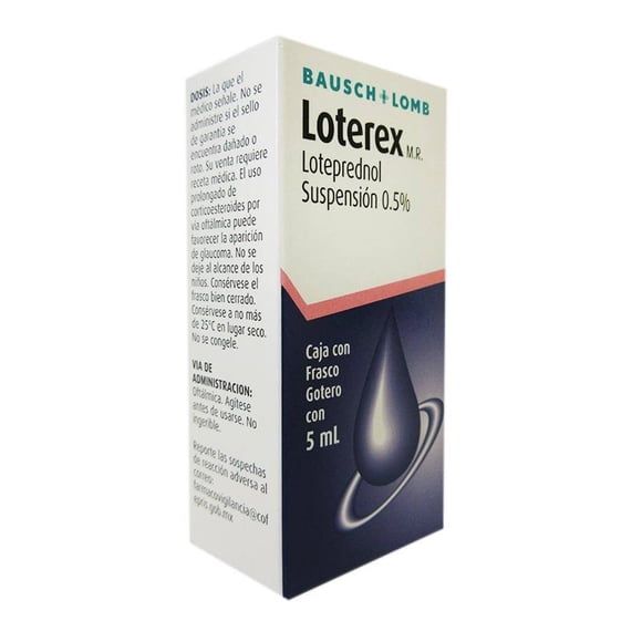 Loterex 0.5 % solución oftálmica 5 ml