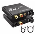 thumbnail image 1 of 192KHz Digital to Analog Audio Converter with Bass and Volume Adjustment,Digital SPDIF/Optical/Toslink/Coaxial to Analog Stereo L/R RCA and 3.5mm Jack Converter for PS3 PS4 DVD, 1 of 11