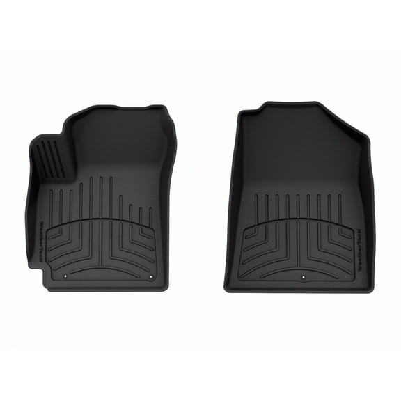 WeatherTech FloorLiner HP Custom Fit Floor Mats compatible with 2020-2025 Kia Soul - 1st Row (Driver & Passenger), Black