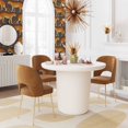 thumbnail image 6 of TOV Furniture Swell Cognac Velvet Chair, 6 of 6