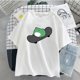 thumbnail image 1 of Skate Frog Dinosaur Cute Graphic Tee T Shirt Female Green Aesthetics T Shirt Oversized T Shirt Harajuku Casual Summer Topspangjing, 1 of 4