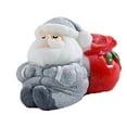 thumbnail image 2 of Adornos navideños Fiudx Papá Noel minifiguras estatuas de nieve estilo mixto, 2 of 7