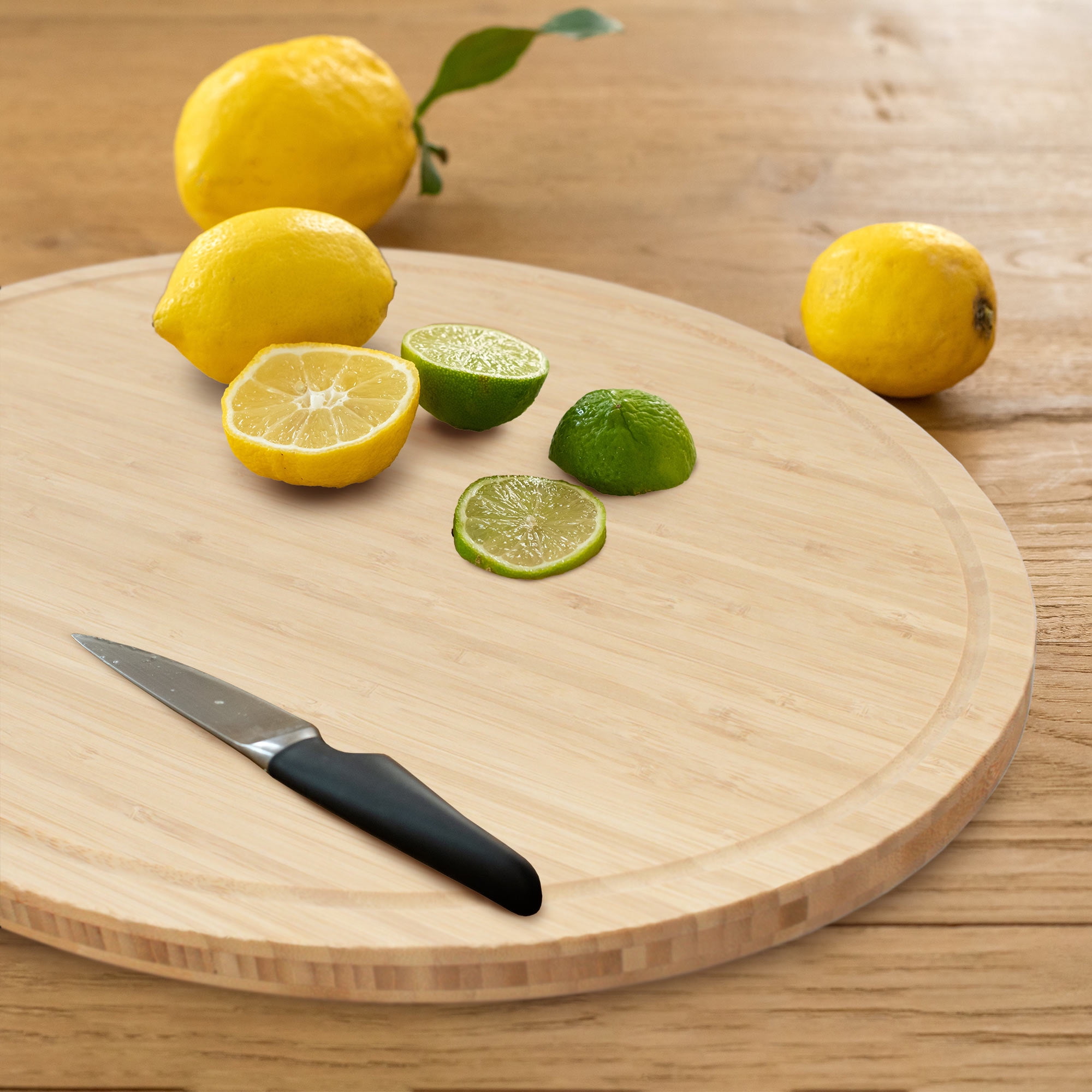 Plastic Round Shaped Cutting Board For Kitchen Fruits & Vegetable