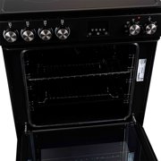 Magic Chef 24 in 4 Element Freestanding Electric Range in Black in Black
