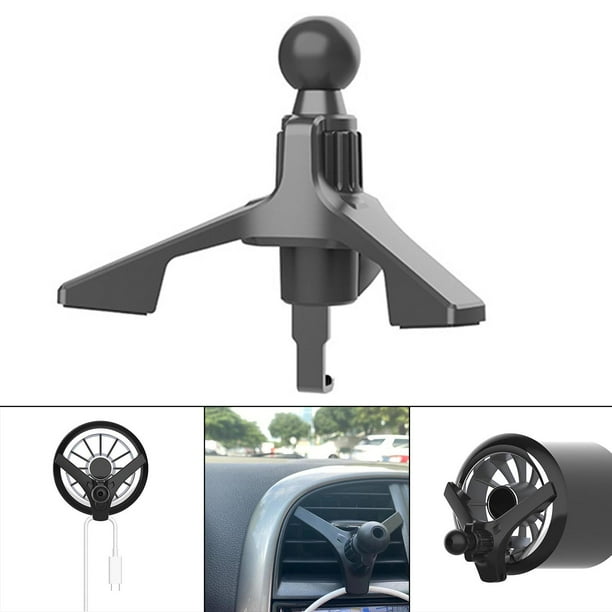 Adaptador de Clip de montaje en ventilación de coche perfecl Base de soporte de teléfono Universal 15 mm
