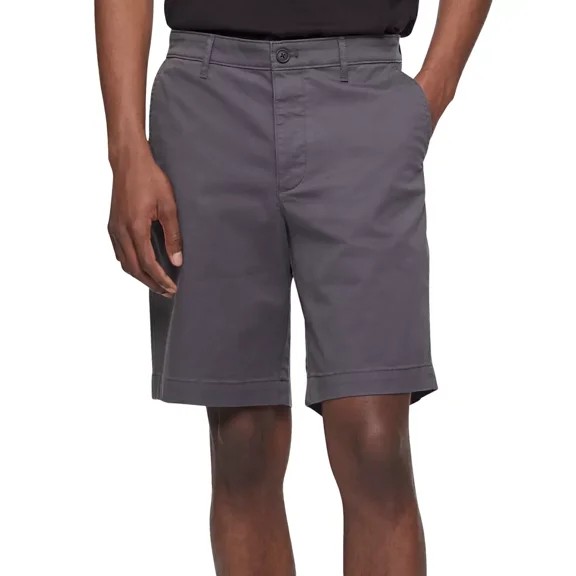Calvin Klein Men’s Chino Shorts, Gray, 38W