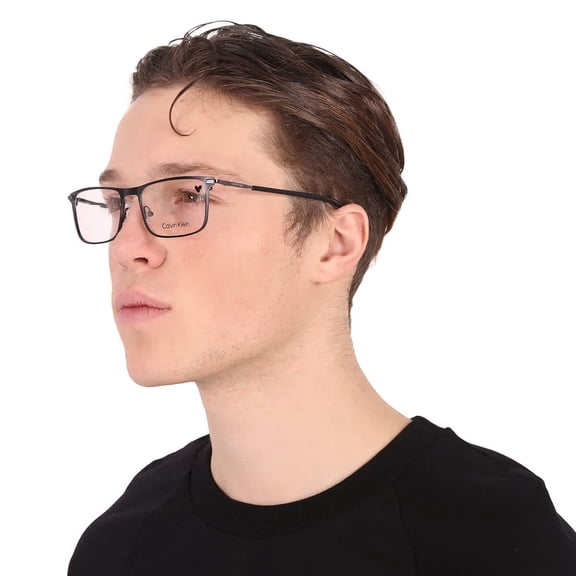 Calvin Klein Demo Rectangular Men's Eyeglasses CK20304 001 55
