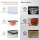 thumbnail image 5 of Contenedores Plásticos Herméticos Para Almacenar 16 Piezas con Tapa, Transparente, 5 of 5