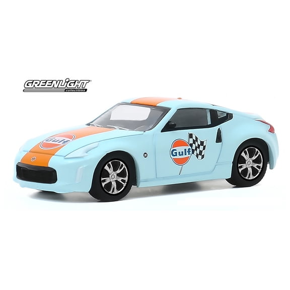 2020 Nissan 370Z Coupe, Gulf Oil - Greenlight 41110/48 - 1/64 scale Diecast Model Toy Car