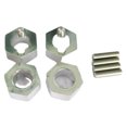 thumbnail image 1 of Vogacara 4 Uds 1/18 Rueda de Montaje Hexagonal RC Adaptador de Aleación de Aluminio para Wltoys A959 A979 A969, 1 of 6