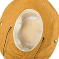 thumbnail image 4 of WITHMOONS Boonie Bush Hats Wide Brim Denim Camouflage Side Snap KR8190 (Yellow), 4 of 4