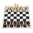 thumbnail image 4 of Juego De Tablero De Ajedrez Plegable Con 32 Piezas De Ajedrez, Juego De Mesa Divertido Portátil, Juegos De Ajedrez Para Fiesta Navideña, 4 of 7