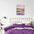 thumbnail image 4 of CozyNet Panoramic View Of Lavender Fields Under Soft Evening Light Wall Art Prints With Frame Canvas Perfect for Living Room & Bedroom, Ready to Hang, Wall Decor 16"x20"in, 4 of 4