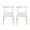 Almond/Bleached Wood, variant on Noble House Cotterell Fabric and Wood Dining Chairs, Set of 2, Ivory Boucle and Light Ash