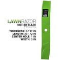 thumbnail image 2 of LawnRAZOR Blade for Exmark Lazer Z Ultra Cut 60 inch 103-6393 Mulching 3 Pack 810-CBL2451D, 2 of 6