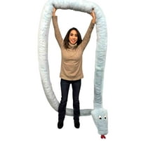 Big Plush Gigantic Stuffed Snake 18 feet Huge Blue Plushie American US Made Giant Stuffed Animal Toy