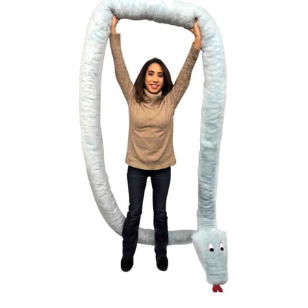 Big Plush Gigantic Stuffed Snake 18 feet Huge Blue Plushie American US Made Giant Stuffed Animal Toy price history on PriceWatchPro